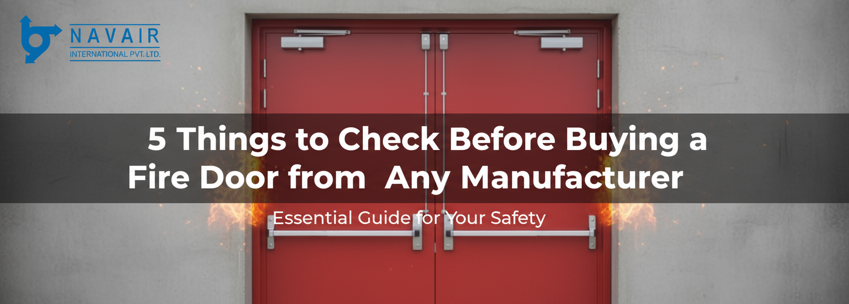 5 Things to Check Before Buying a Fire Door from Any Manufacturer