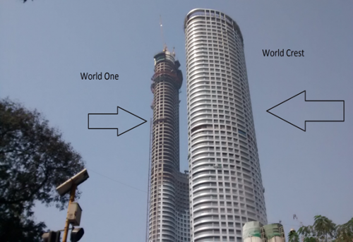 WORLD CREST AND WORLD ONE TOWER - MUMBAI